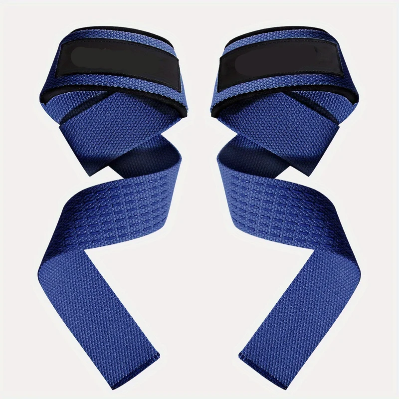 Euroselle Weightlifting Wrist Straps With Extra Hand Grip Support
