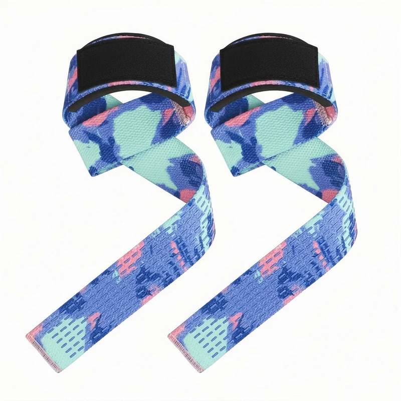 Euroselle Weightlifting Wrist Straps With Extra Hand Grip Support