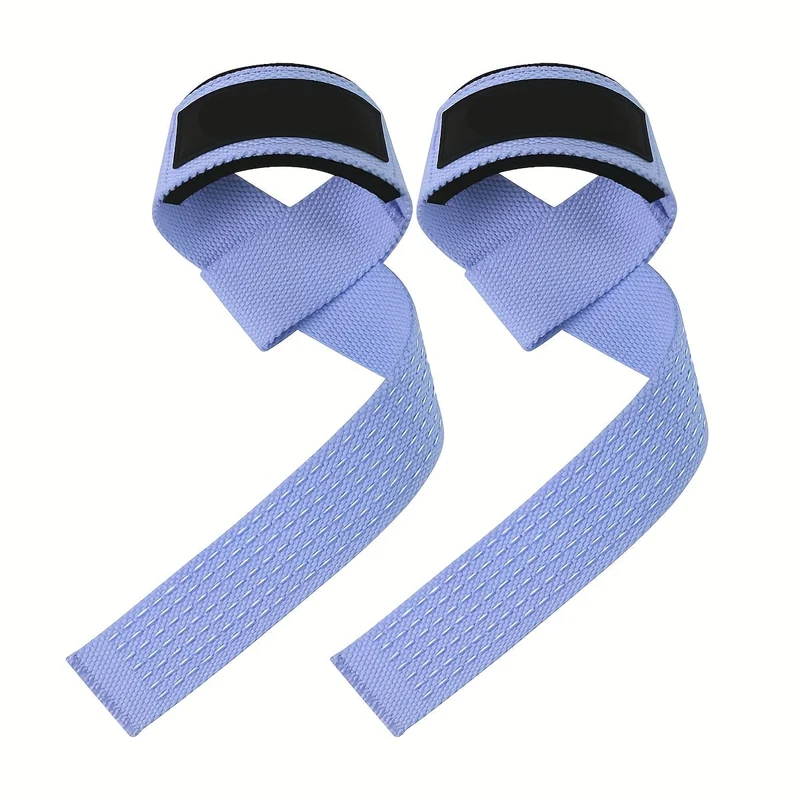 Euroselle Weightlifting Wrist Straps With Extra Hand Grip Support