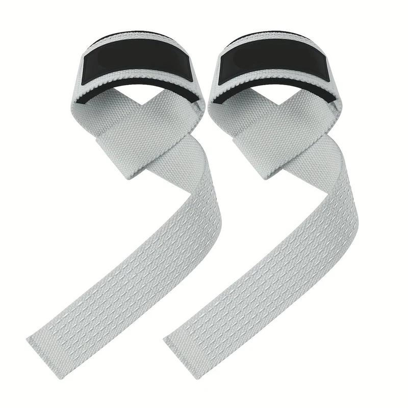 Euroselle Weightlifting Wrist Straps With Extra Hand Grip Support
