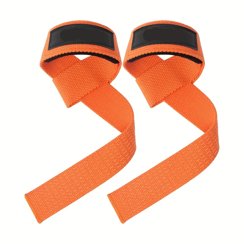 Euroselle Weightlifting Wrist Straps With Extra Hand Grip Support