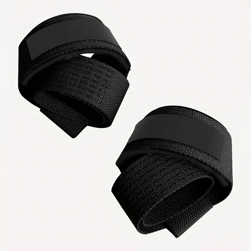 Euroselle Weightlifting Wrist Straps With Extra Hand Grip Support