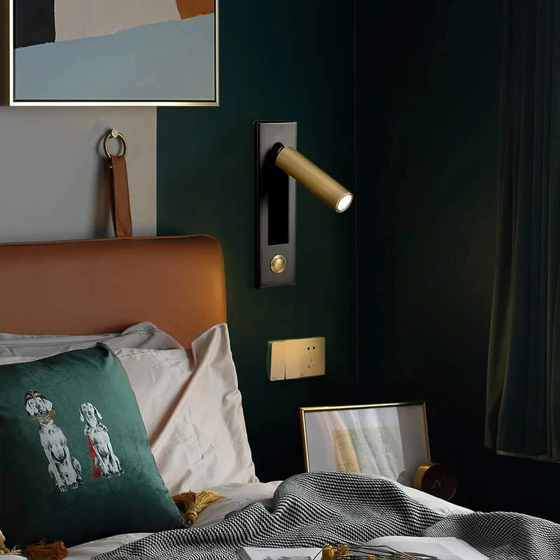 Euroselle Adjustable LED Bedside Lamp for Stylish Bedroom Comfort
