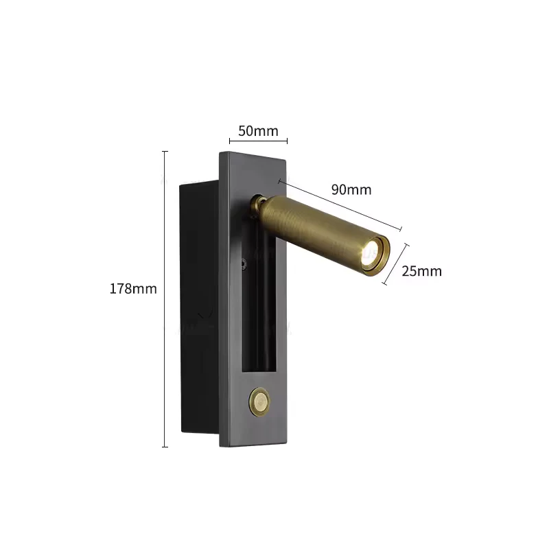 Euroselle Adjustable LED Bedside Lamp for Stylish Bedroom Comfort