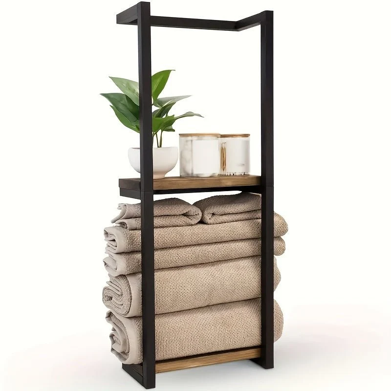 Euroselle Contemporary Rustproof Stainless Steel Wall Towel Rack
