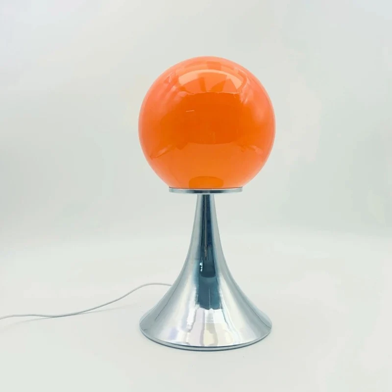 Euroselle Glass Table Lamp Dimmable LED Modern Nordic Living Room Design