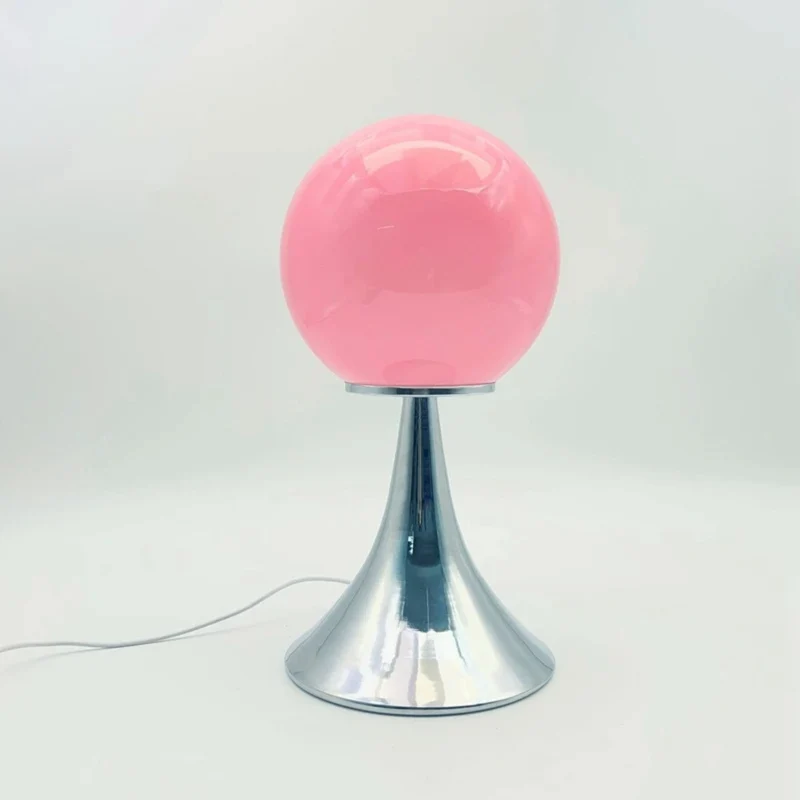 Euroselle Glass Table Lamp Dimmable LED Modern Nordic Living Room Design