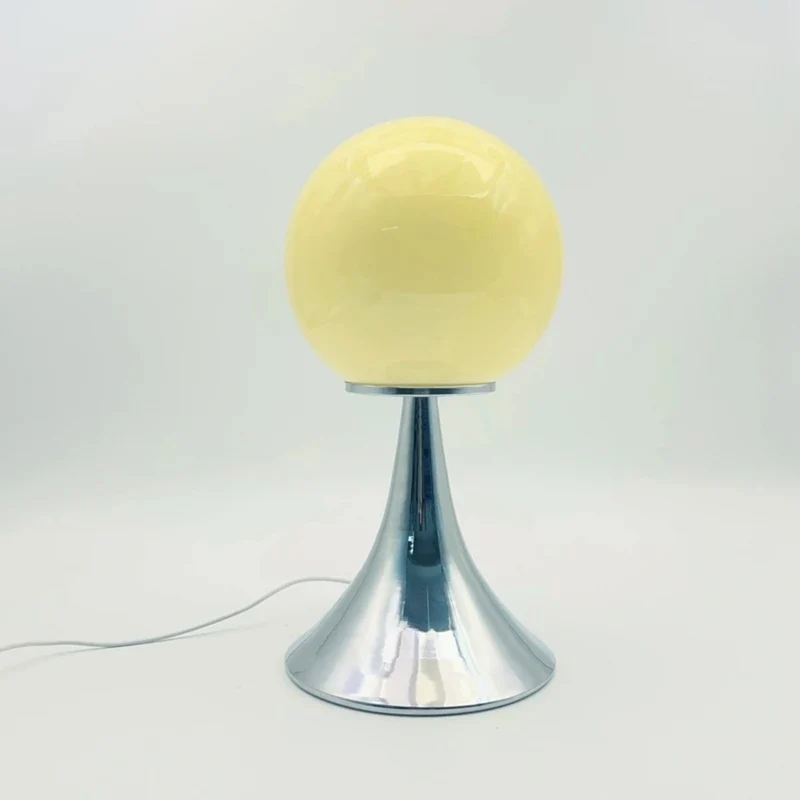 Euroselle Glass Table Lamp Dimmable LED Modern Nordic Living Room Design
