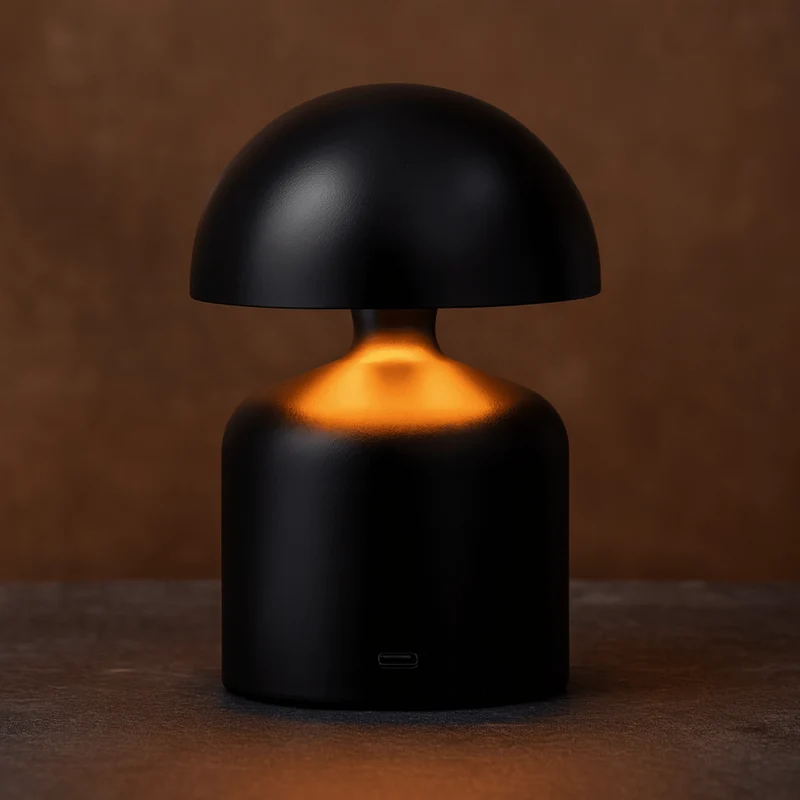 Euroselle Cordless Table Lamp, 4W LED, Rechargeable, Portable Desk Bedside Lamp