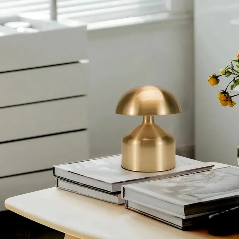 Euroselle Cordless Table Lamp, 4W LED, Rechargeable, Portable Desk Bedside Lamp