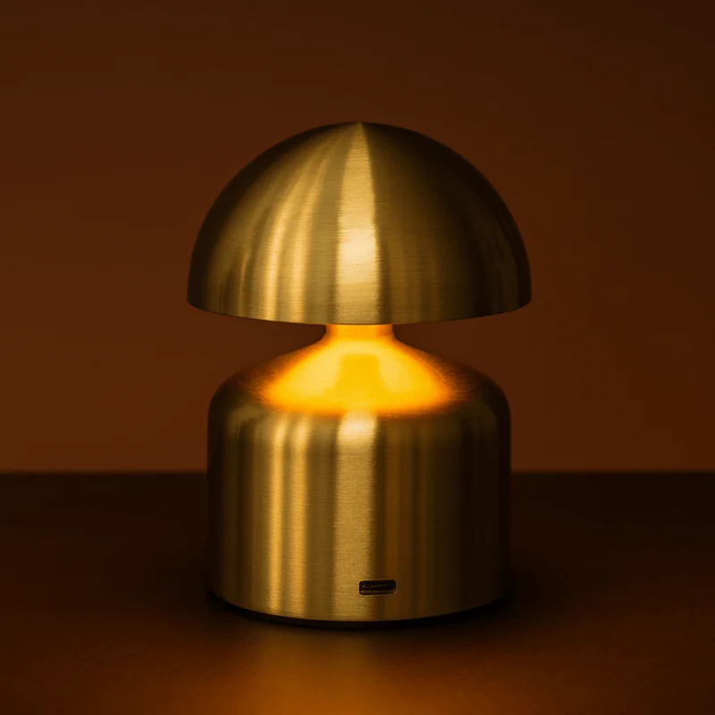 Euroselle Cordless Table Lamp, 4W LED, Rechargeable, Portable Desk Bedside Lamp