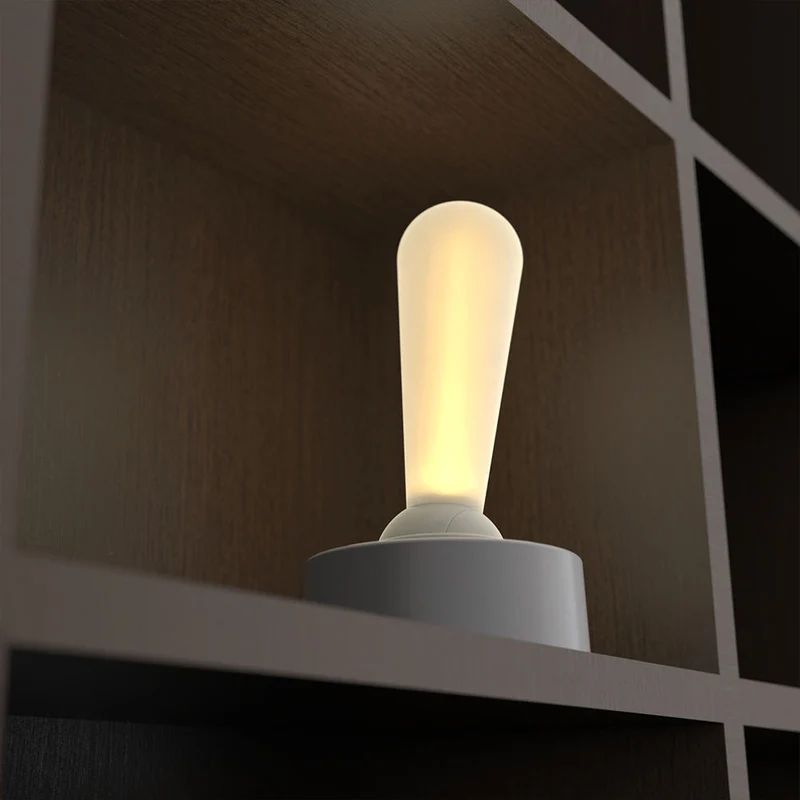 Euroselle Cordless Rechargeable LED Table Lamp, Retro Style With Adjustable Brightness