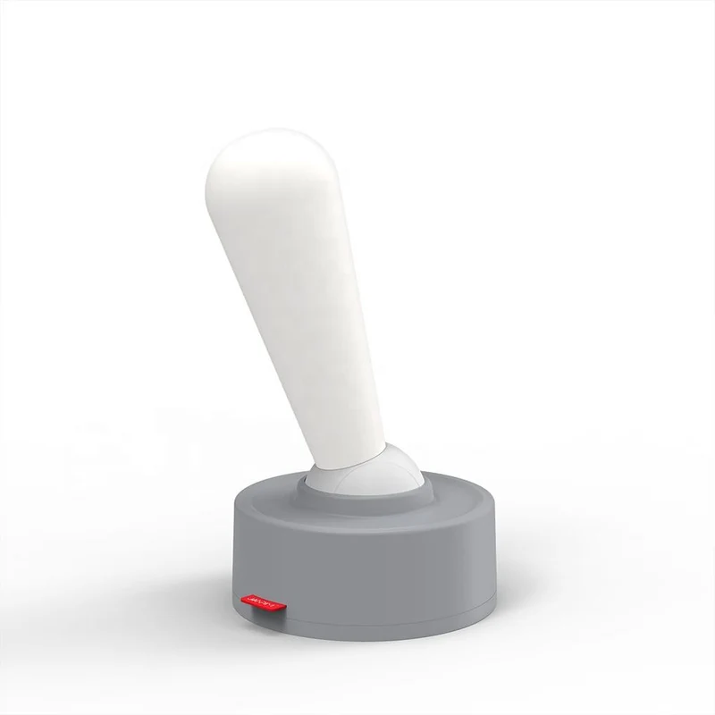 Euroselle Cordless Rechargeable LED Table Lamp, Retro Style With Adjustable Brightness