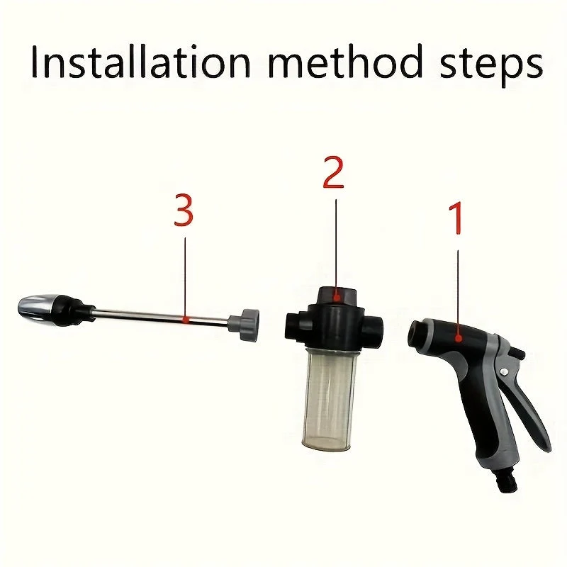 Euroselle HYDROSHOT High-Pressure Garden And Car Wash Spray Gun