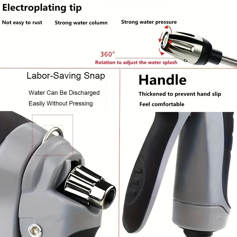 Euroselle HYDROSHOT High-Pressure Garden And Car Wash Spray Gun