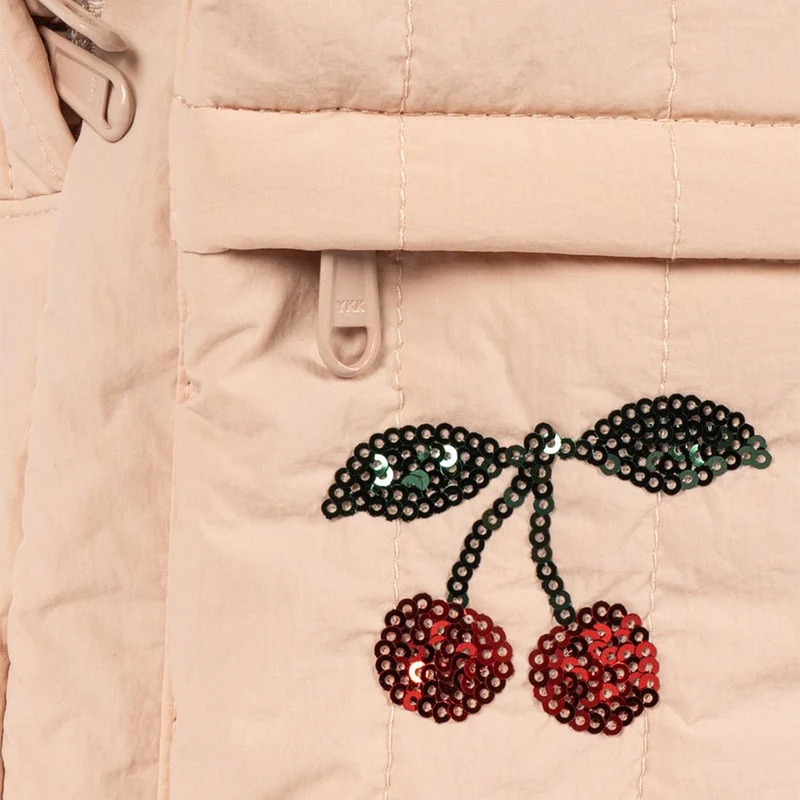 Juno Paillettenrucksack in Cameo Rose