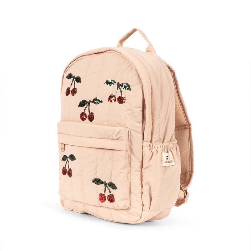 Juno Paillettenrucksack in Cameo Rose