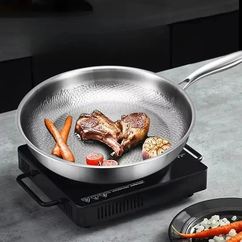Euroselle Titanium Non-Stick Frying Pan For Even Heat And Effortless Cooking On Induction