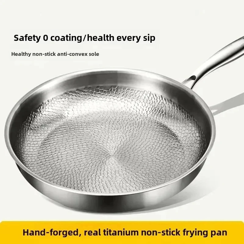 Euroselle Titanium Non-Stick Frying Pan For Even Heat And Effortless Cooking On Induction