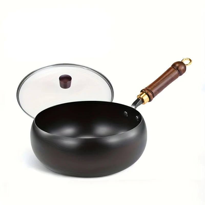Euroselle Heavy-Duty Cast Iron Skillet With Lid For Versatile Cooking