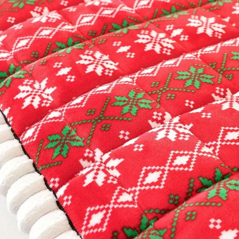 Euroselle HollyNest Festive Sofa Cover For Cozy Living Rooms