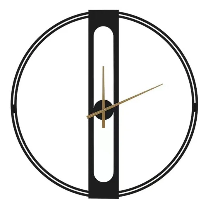 Euroselle Minimalist Modern 50CM Metal Wall Clock Design