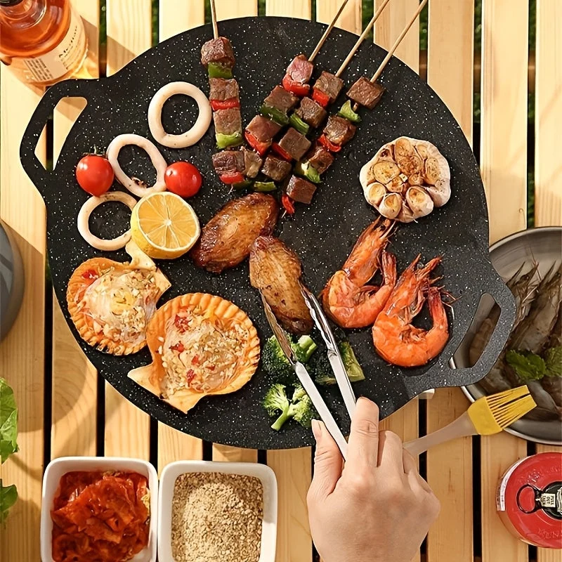Euroselle Non-Stick Skillet for Indoor Cooking and Outdoor Grilling