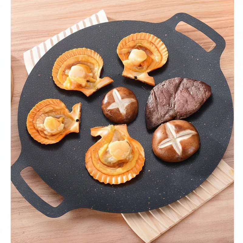Euroselle Non-Stick Skillet for Indoor Cooking and Outdoor Grilling