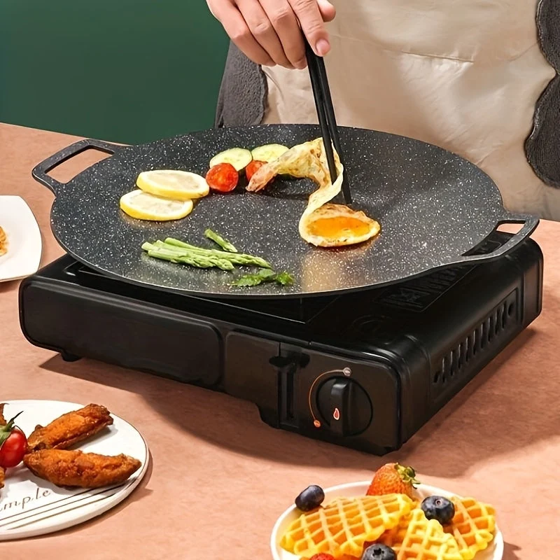 Euroselle Non-Stick Skillet for Indoor Cooking and Outdoor Grilling