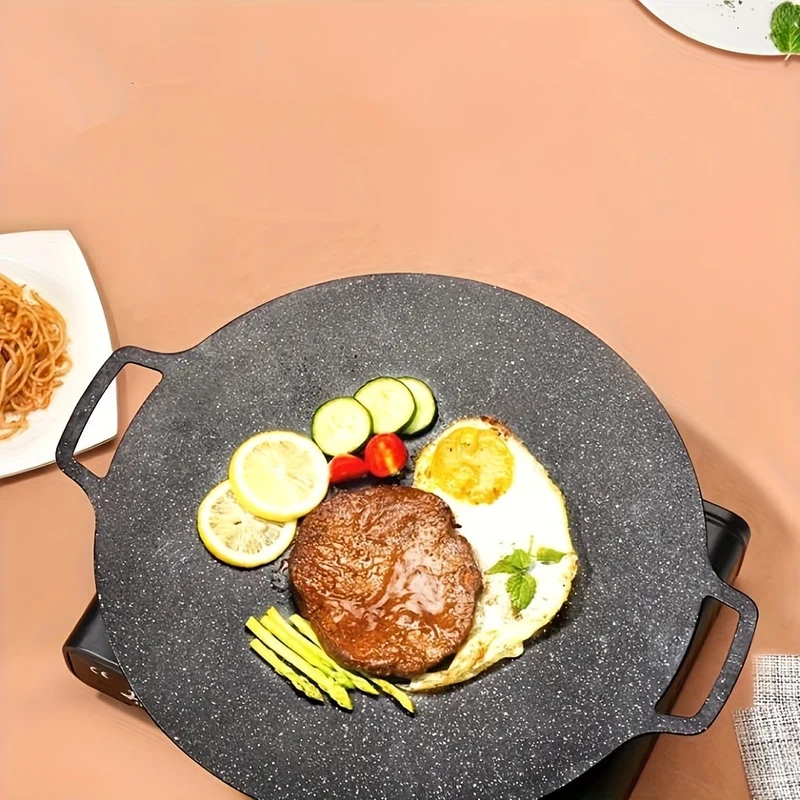 Euroselle Non-Stick Skillet for Indoor Cooking and Outdoor Grilling