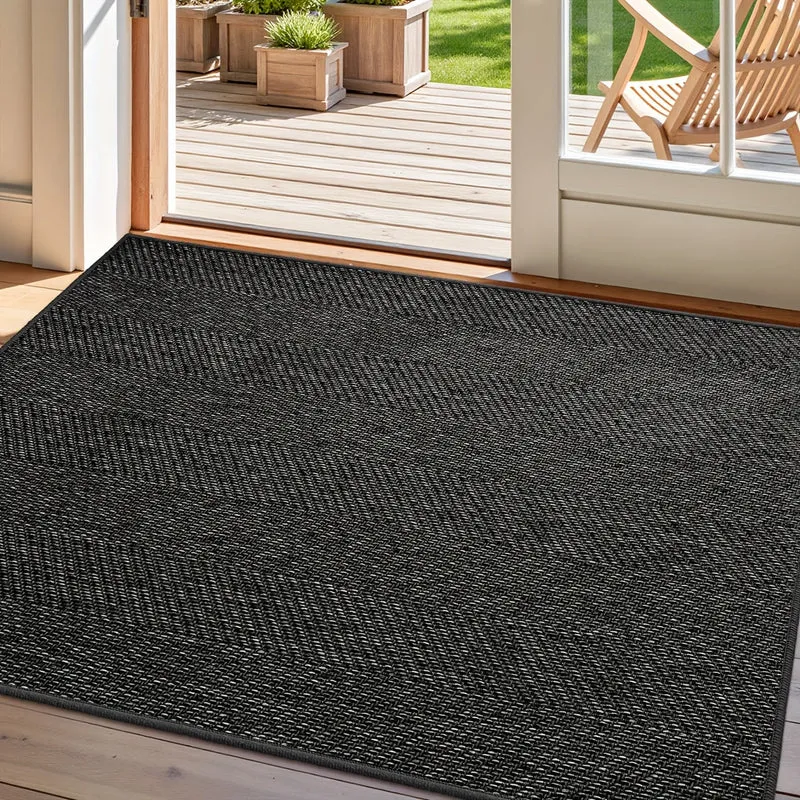 Euroselle Durable Striped Entry Mat For Summer And Autumn