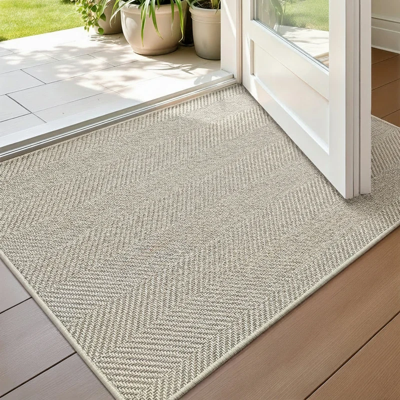 Euroselle Durable Striped Entry Mat For Summer And Autumn
