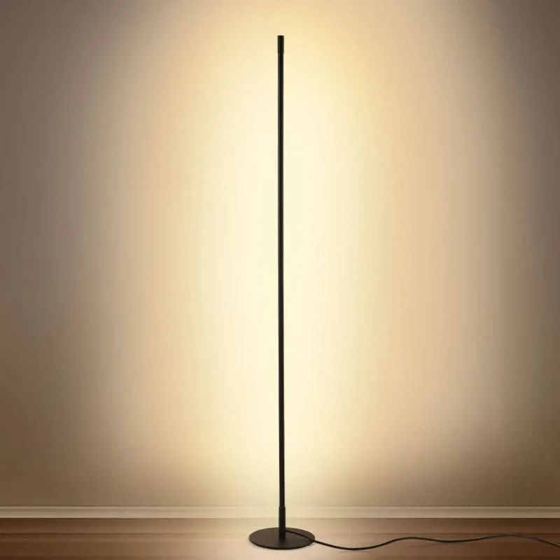 Euroselle Lumenflow Dimmable Metal Floor Lamp For Elegant Living Spaces