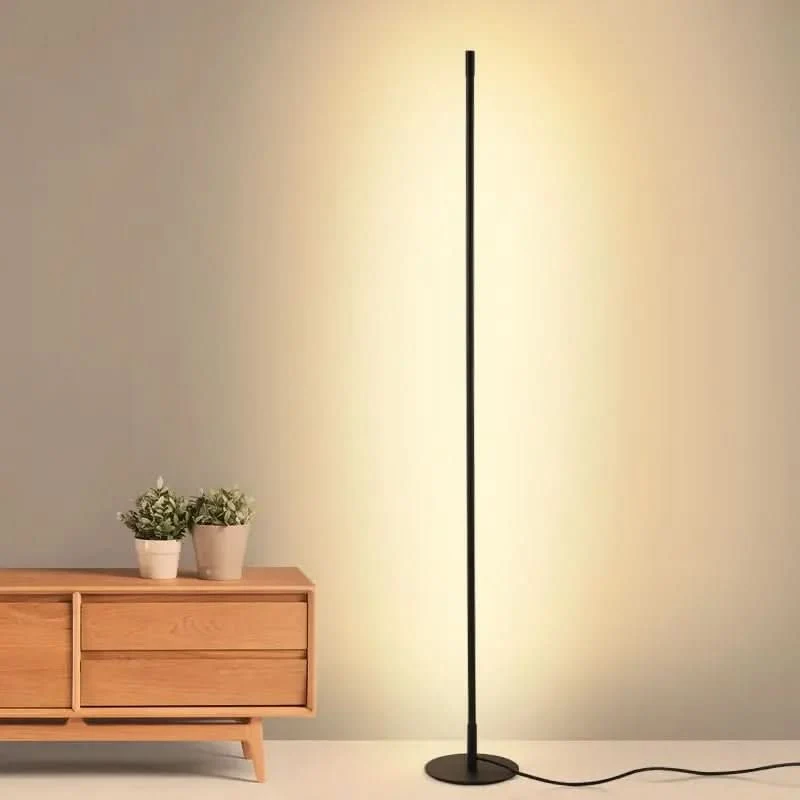 Euroselle Lumenflow Dimmable Metal Floor Lamp For Elegant Living Spaces