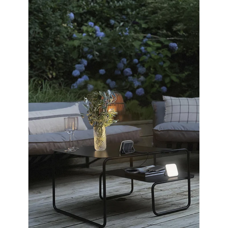 OSRAM NIGHTLUX SOLAR Mobile Außenleuchte Dimmbar USB Grau