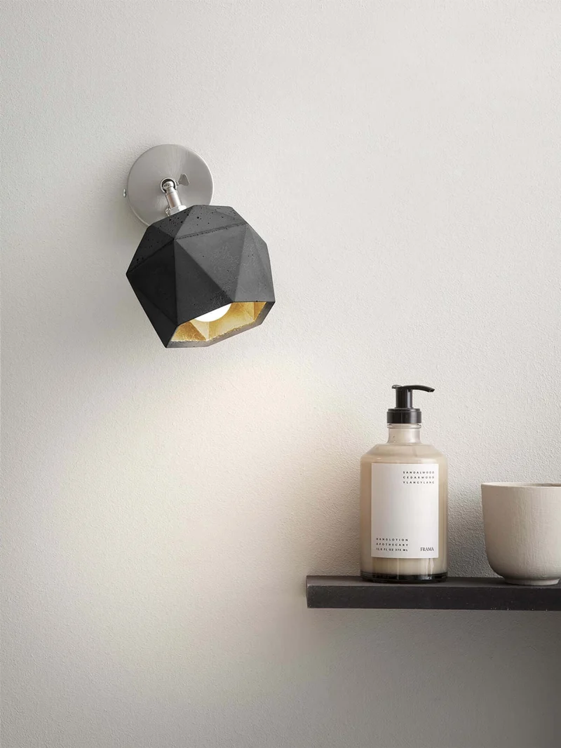 Gantlights T2 Wandspot Beton trianguliert