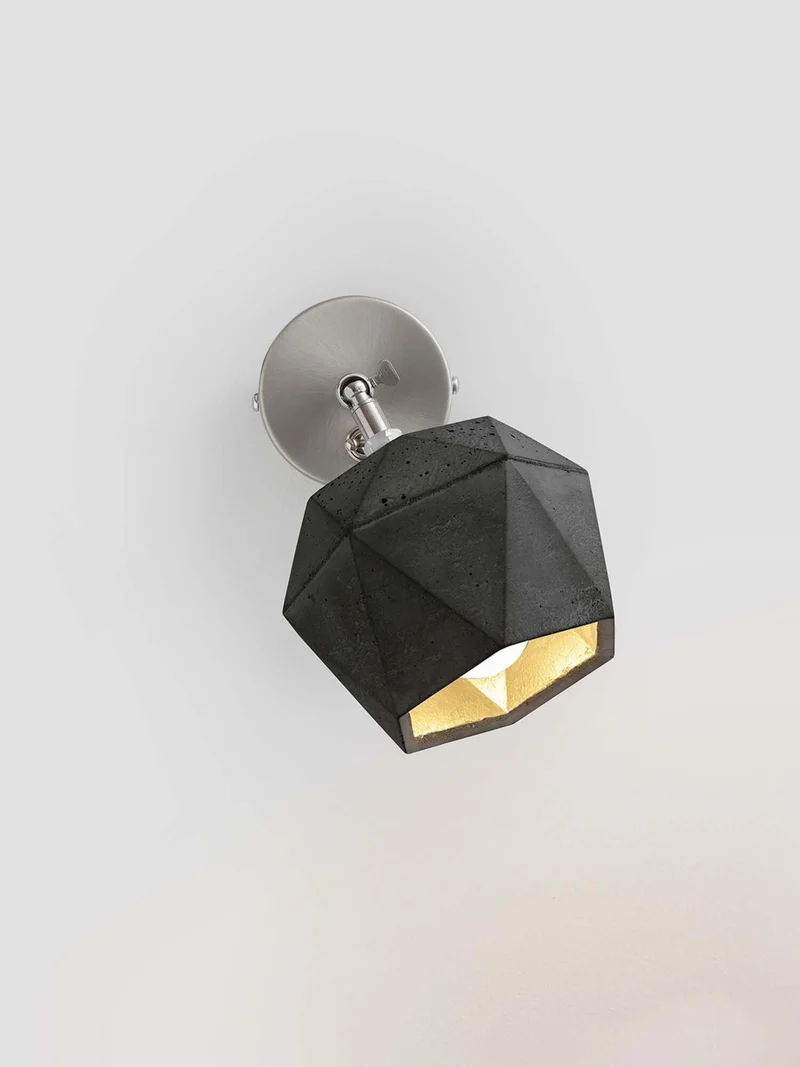 Gantlights T2 Wandspot Beton trianguliert