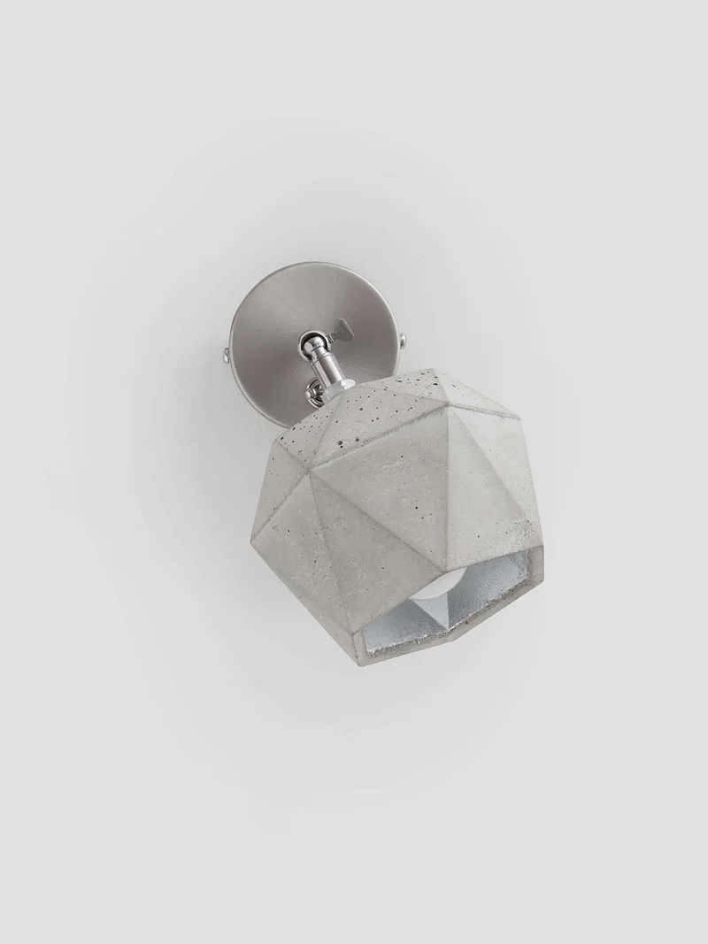 Gantlights T2 Wandspot Beton trianguliert
