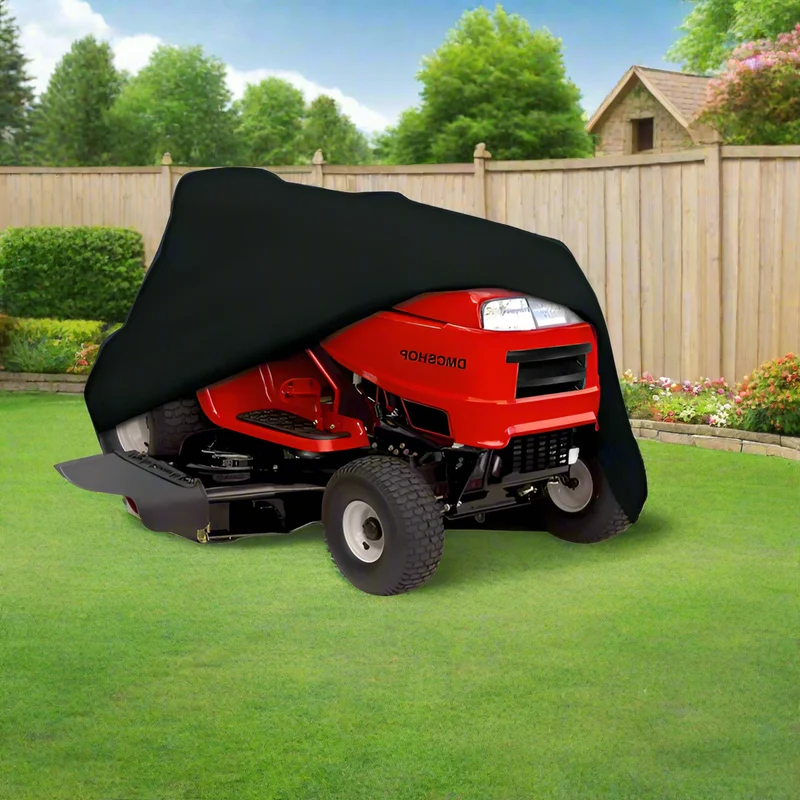 Duty Waterproof Lawn Mower Cover by Euroselle for All-Weather Protection on Push and Riding Mowers