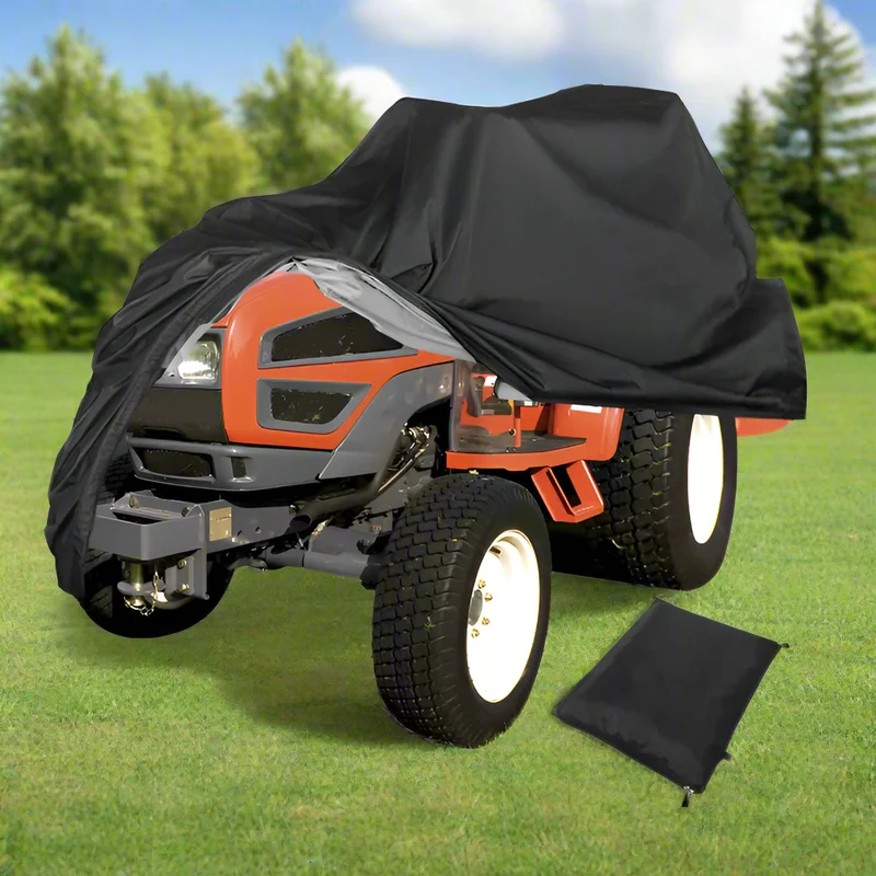 Duty Waterproof Lawn Mower Cover by Euroselle for All-Weather Protection on Push and Riding Mowers