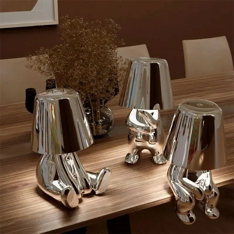 Euroselle Modern Dimmable LED Table Lamp With Minimalist Design For Customizable Ambient Lighting