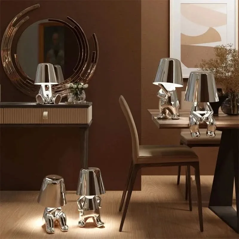 Euroselle Modern Dimmable LED Table Lamp With Minimalist Design For Customizable Ambient Lighting