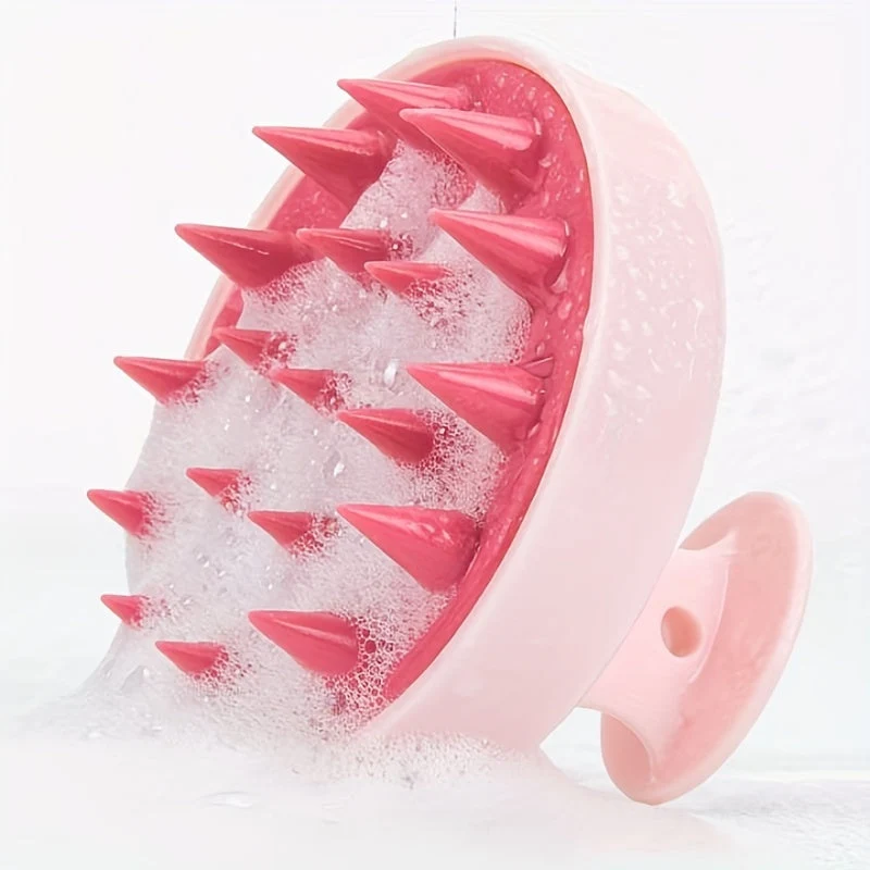 Euroselle Ergonomic Silicone Scalp Massager And Detangling Brush For Healthy Hair