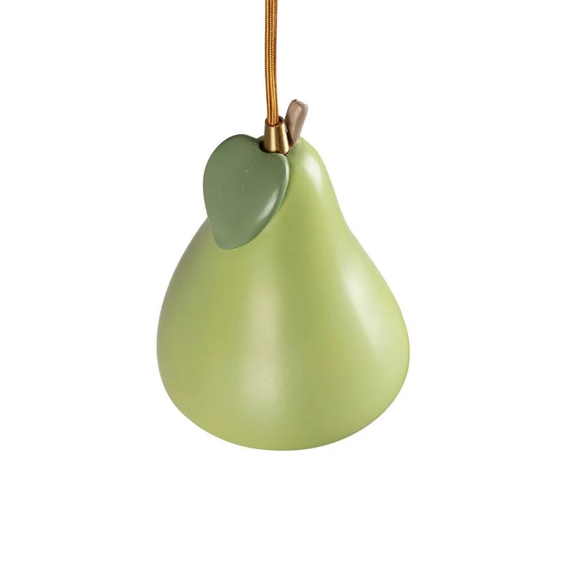 Seletti Vitamin Pear Pendelleuchte Birnenform Harz Grün