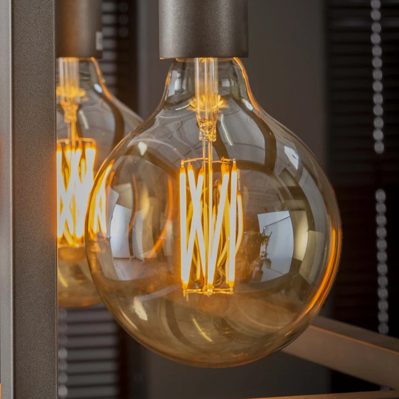 Glühlampe LED Filament Globus 12 5 - E27 6W 2100K 450lm dimmbar