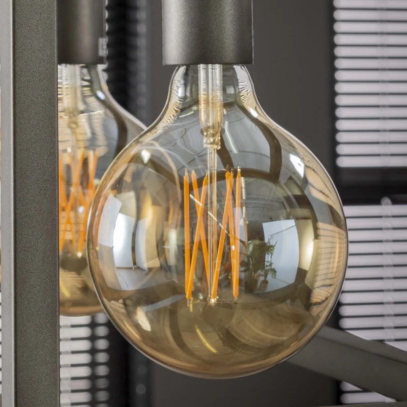 Glühlampe LED Filament Globus 12 5 - E27 6W 2100K 450lm dimmbar