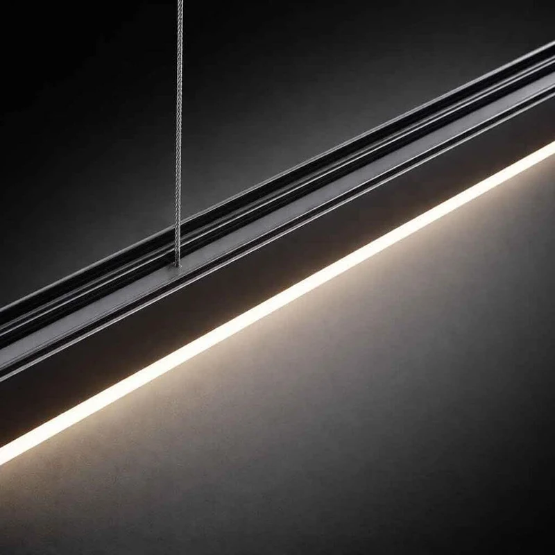 s.luce Oris LED-Linienlampe Büro-Pendelleuchte XL nach Maß 2700K