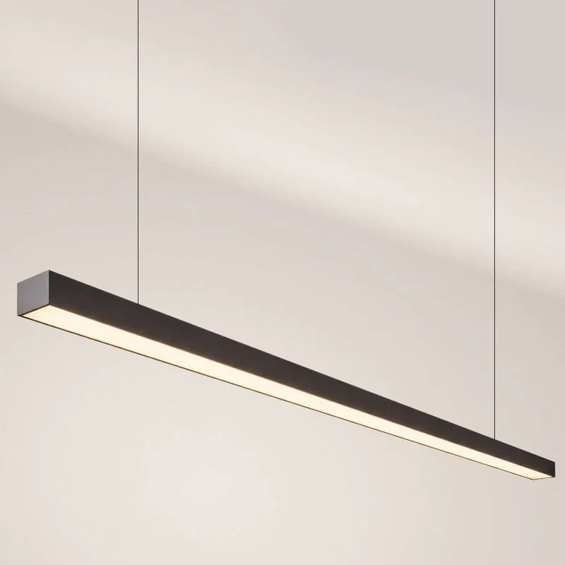 s.luce Oris LED-Linienlampe Büro-Pendelleuchte XL nach Maß 2700K