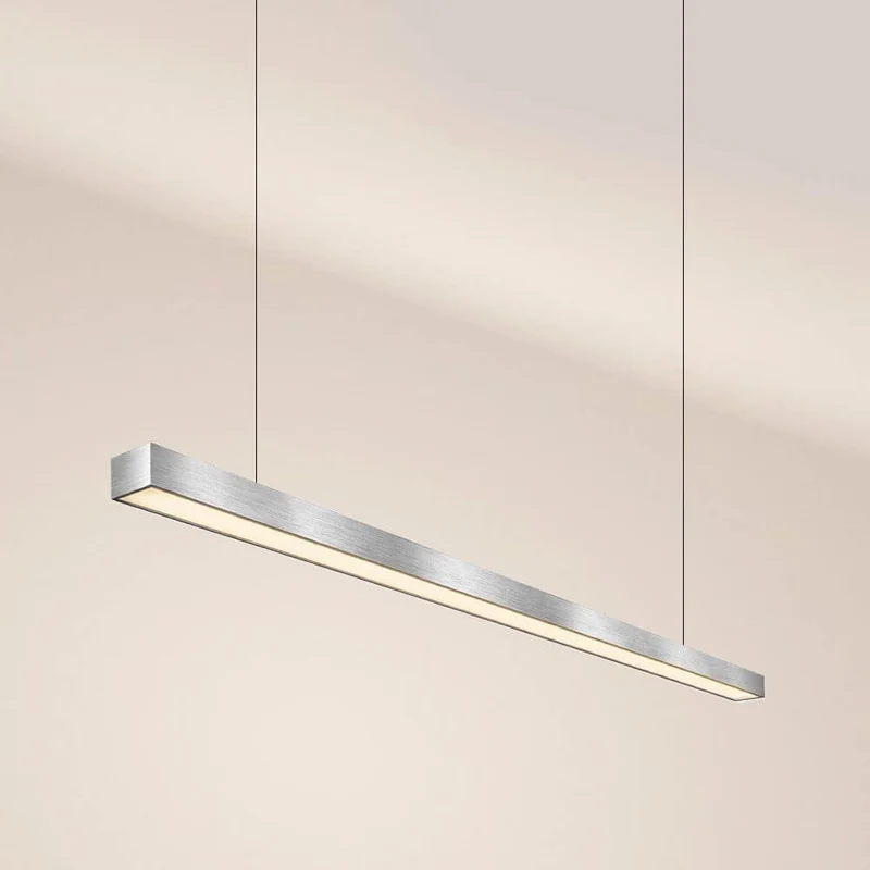 s.luce Oris LED-Linienlampe Büro-Pendelleuchte XL nach Maß 2700K