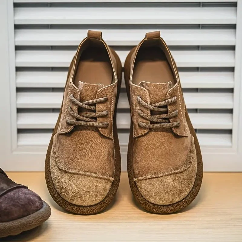 Euroselle Orthopedic Leather Shoes In Genuine Cowhide For All Day Comfort And Support